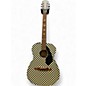 Used Fender Tim Armstrong Hellcat Checkerboard Acoustic Electric Guitar thumbnail
