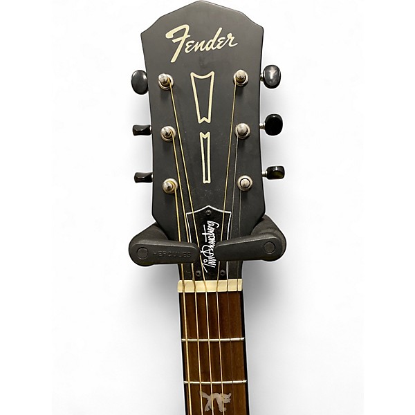Used Fender Tim Armstrong Hellcat Checkerboard Acoustic Electric Guitar