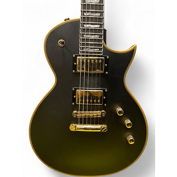 Used ESP LTD EC1000 Deluxe Black Solid Body Electric Guitar