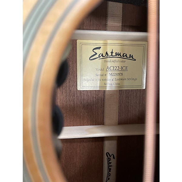 Used 2025 Eastman AC122-1CE Natural Acoustic Electric Guitar