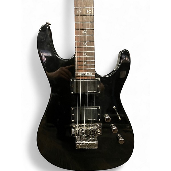 Used ESP LTD KH202 Kirk Hammett Signature Black Solid Body Electric Guitar