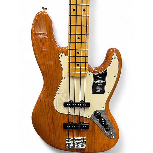 Used Fender AMERICAN PRO II JAZZ BASS Natural Electric Bass Guitar