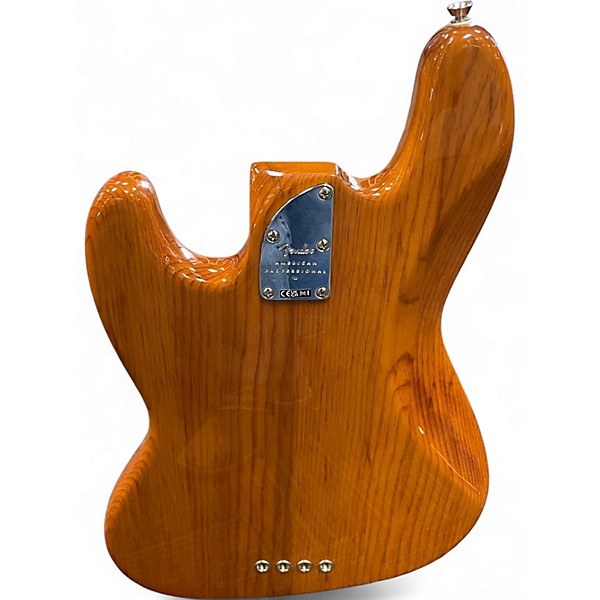 Used Fender AMERICAN PRO II JAZZ BASS Natural Electric Bass Guitar