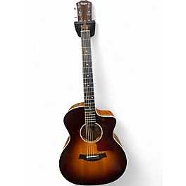 Used Taylor 214CE Deluxe 2 Color Sunburst Acoustic Electric Guitar
