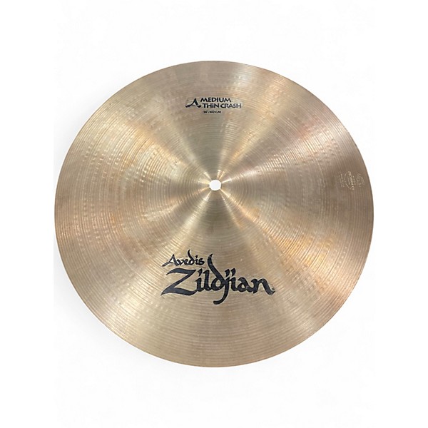 Used Zildjian 16in A Series Medium Thin Crash Cymbal