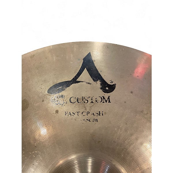 Used Zildjian 15in A Custom Fast Crash Cymbal