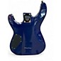 Used Schecter Guitar Research Omen Extreme 6 Blue Burst Solid Body Electric Guitar
