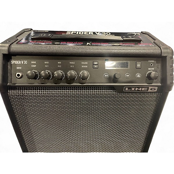 Used Line 6 Spider V 30 1x8 Guitar Combo Amp
