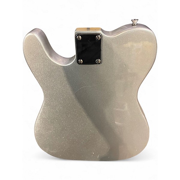 Used King Telecaster clone silver Solid Body Electric Guitar