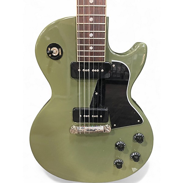 Used Gibson Les Paul Special Olive Drab Solid Body Electric Guitar