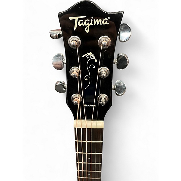 Used Tagima Modena Black Acoustic Electric Guitar