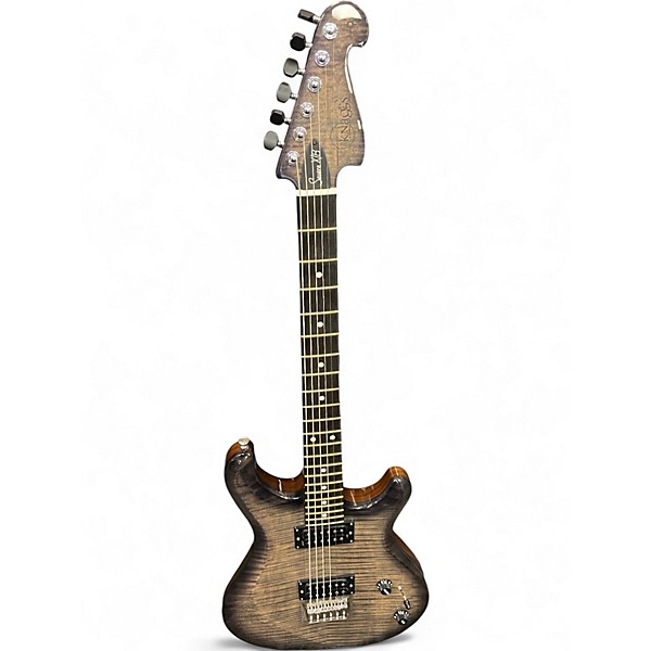 Used Knaggs SEVERN XB Trans Black Solid Body Electric Guitar