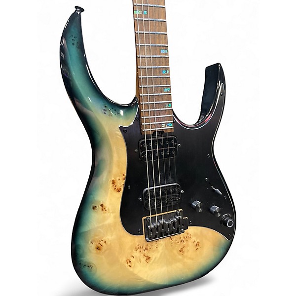 Used Mooer GTRS M810 Green Burst Solid Body Electric Guitar