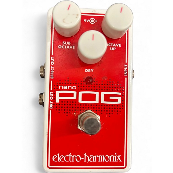 Used Electro-Harmonix Nano POG Polyphonic Octave Generator Effect Pedal