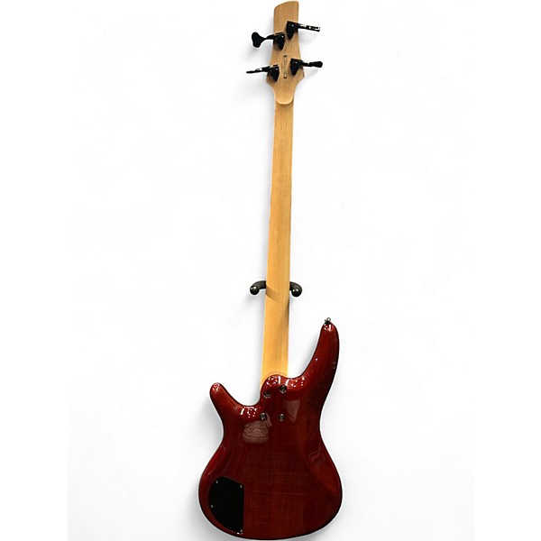 Used Ibanez SR690 Walnut Red Electric Bass Guitar