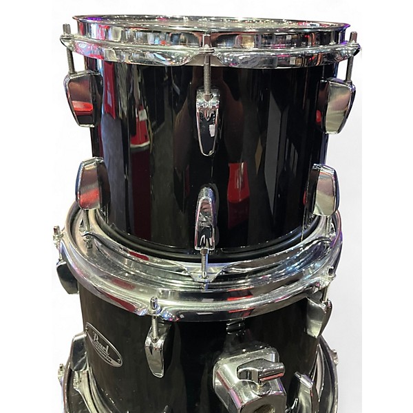 Used Pearl 5 Piece Roadshow Black Drum Kit