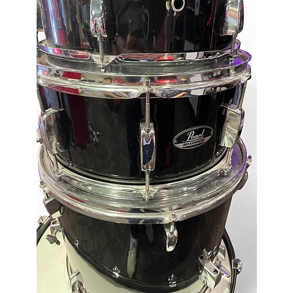 Used Pearl 5 Piece Roadshow Black Drum Kit
