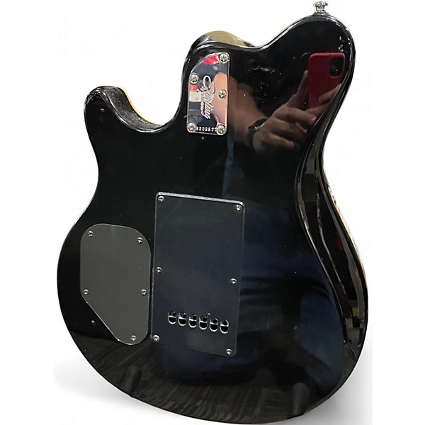 Used Sterling by Music Man Sub AX3 Axis Trans Blue Solid Body Electric Guitar