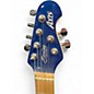 Used Sterling by Music Man Sub AX3 Axis Trans Blue Solid Body Electric Guitar