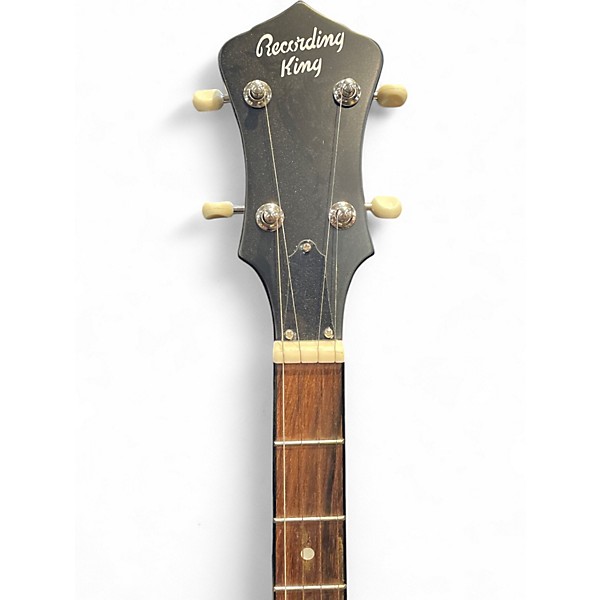 Used Recording King RKOH-06 Natural Banjo