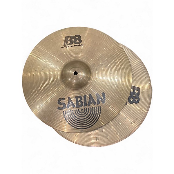 Used SABIAN 14in B8 Hi Hat Pair Cymbal