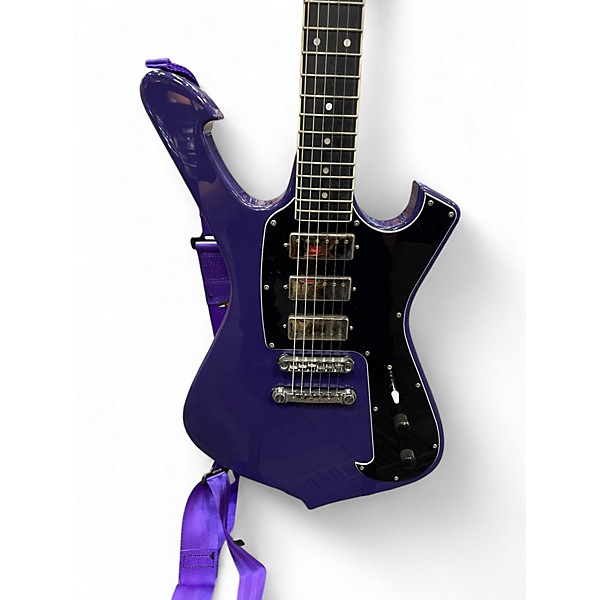 Used Ibanez FIREMAN FRM300 PAUL GILBERT Purple Solid Body Electric Guitar