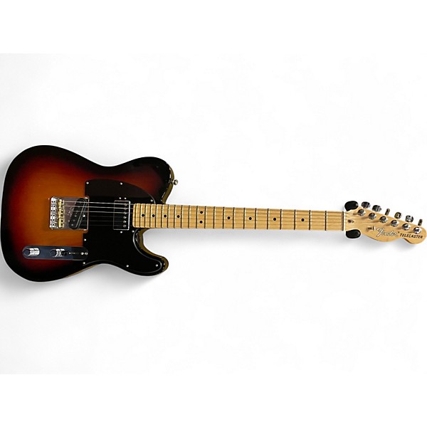 Used Fender American Performer Telecaster Hum 3 Tone Sunburst Solid Body Electric Guitar