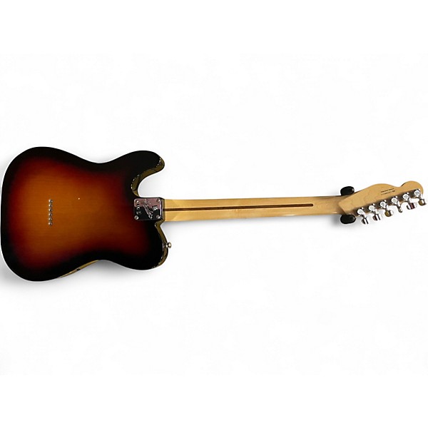 Used Fender American Performer Telecaster Hum 3 Tone Sunburst Solid Body Electric Guitar