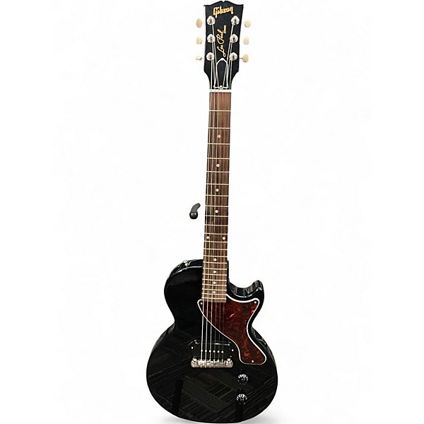 Used Gibson Les Paul Jr Black Solid Body Electric Guitar