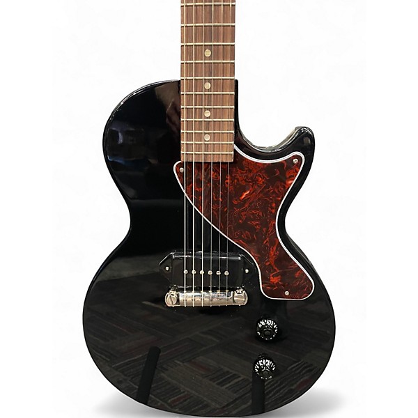 Used Gibson Les Paul Jr Black Solid Body Electric Guitar