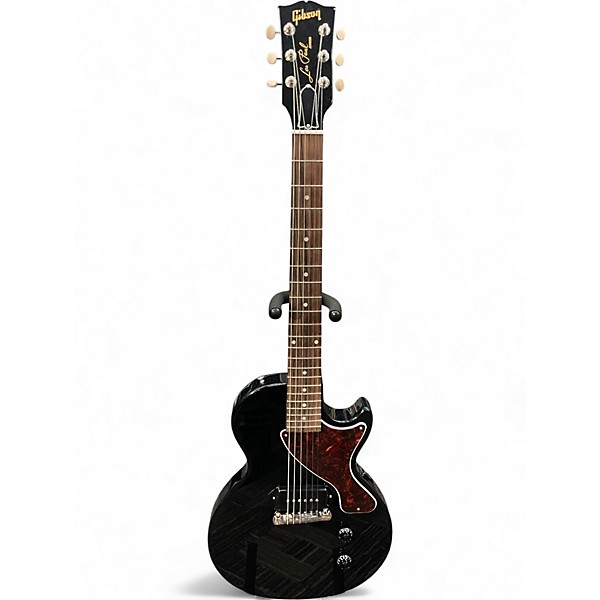 Used Gibson Les Paul Jr Black Solid Body Electric Guitar