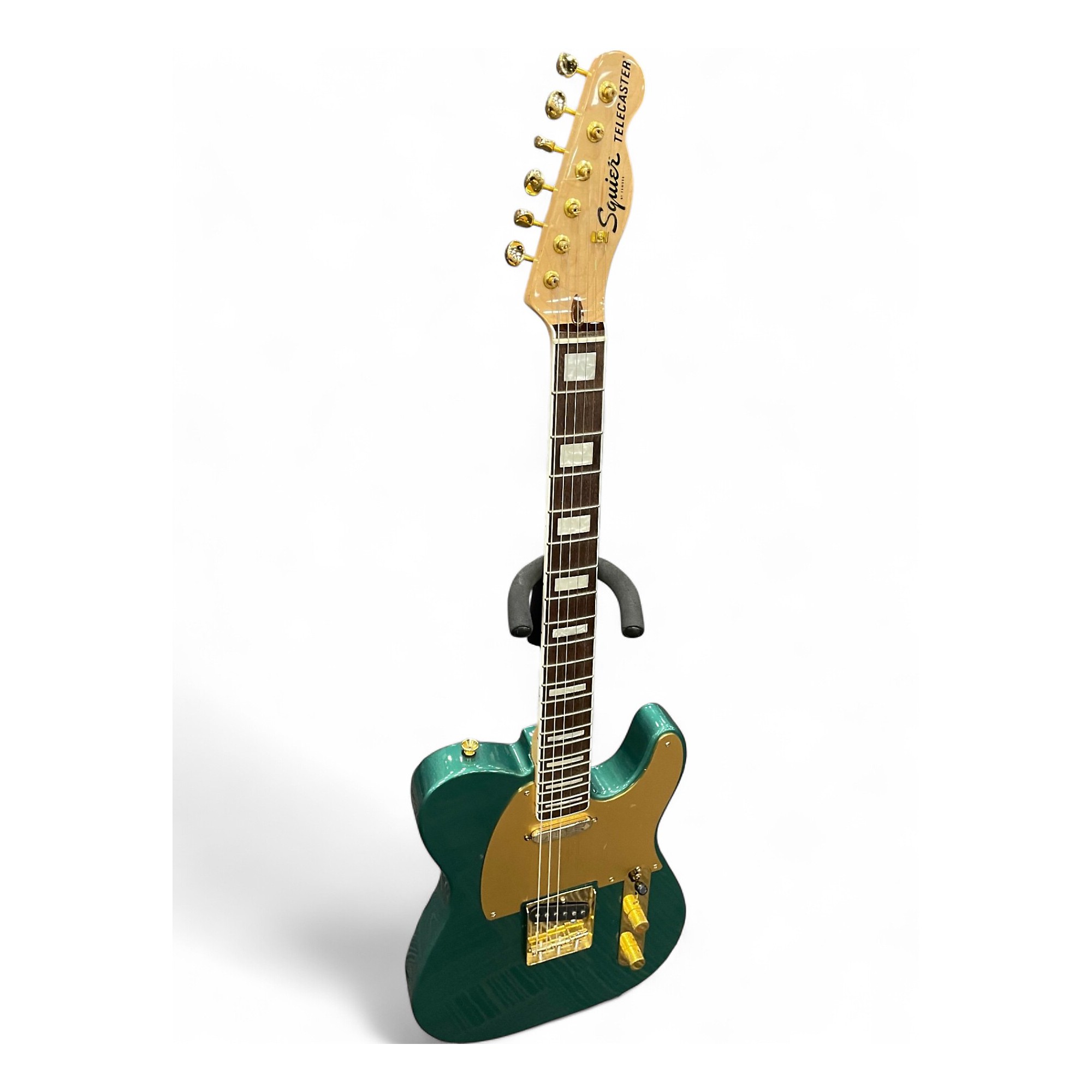 Squier Telecaster ジャンク Used Squier Telecaster 40TH GREEN Solid Body Electric Guitar GREEN