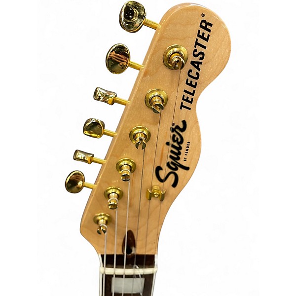 Used Squier Telecaster 40TH GREEN Solid Body Electric Guitar