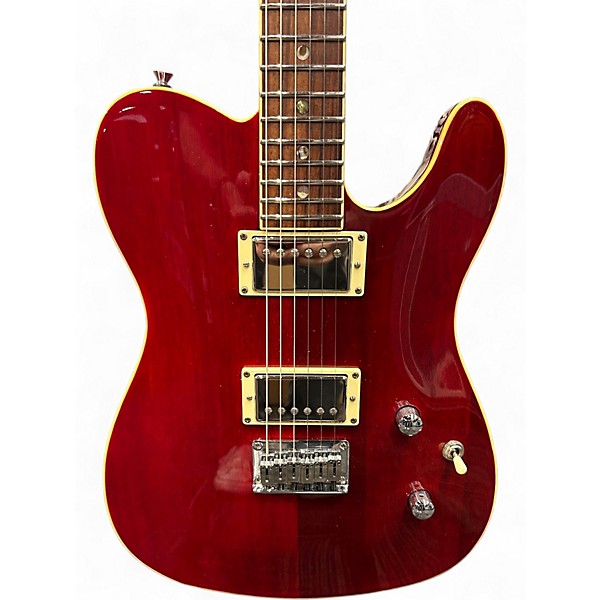 Used Fender Showmaster Telecaster Red Solid Body Electric Guitar