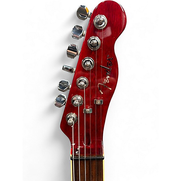 Used Fender Showmaster Telecaster Red Solid Body Electric Guitar