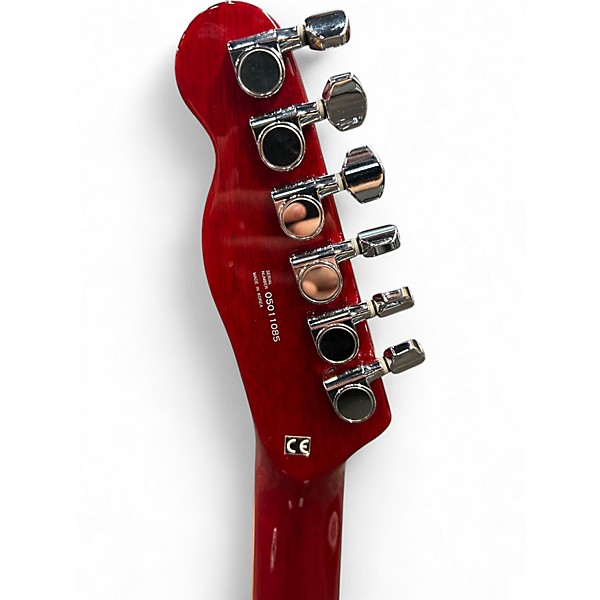 Used Fender Showmaster Telecaster Red Solid Body Electric Guitar