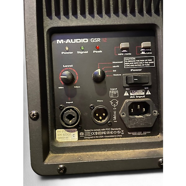 Used M-Audio GSR12 Powered Speaker