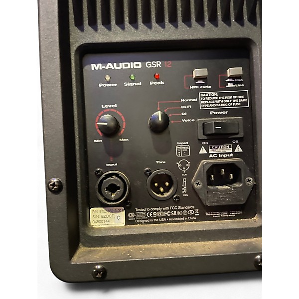 Used M-Audio GSR12 Powered Speaker