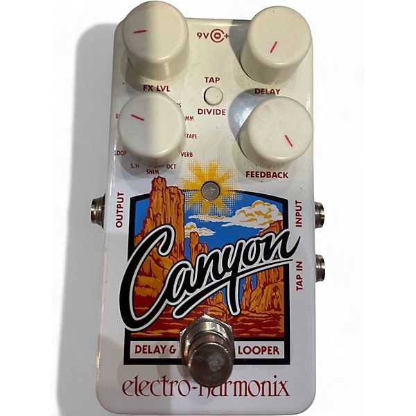 Used Electro-Harmonix Canyon Delay and Looper Effect Pedal