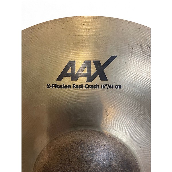 Used SABIAN 16in AAX Xplosion Fast Crash Cymbal