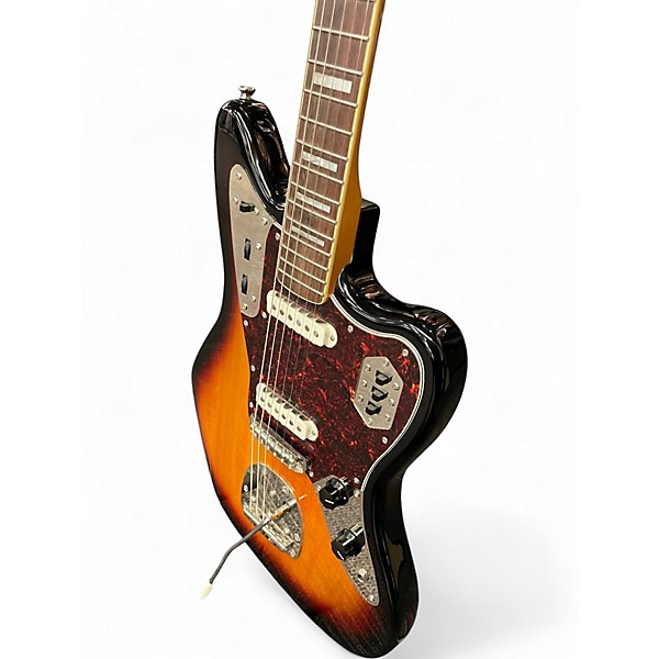 Used Squier Classic Vibe 70's Jaguar 3 Tone Sunburst Solid Body Electric Guitar