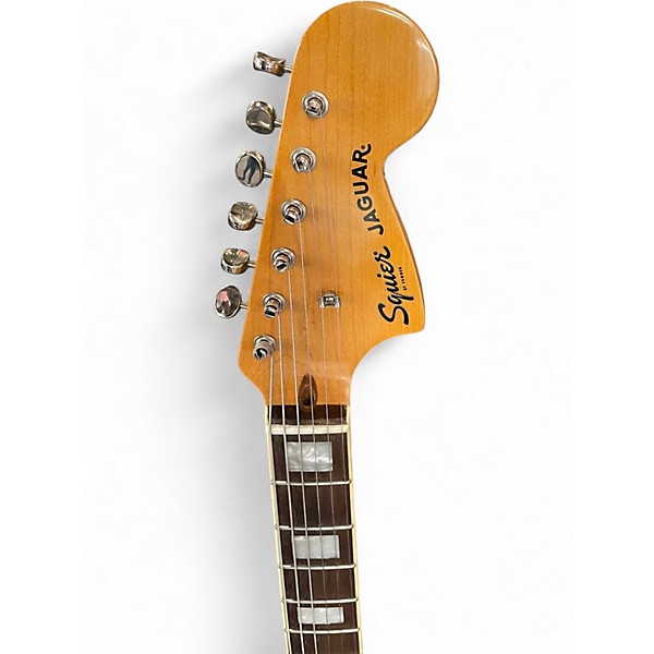 Used Squier Classic Vibe 70's Jaguar 3 Tone Sunburst Solid Body Electric Guitar