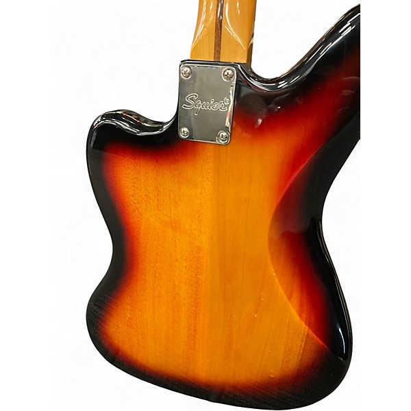 Used Squier Classic Vibe 70's Jaguar 3 Tone Sunburst Solid Body Electric Guitar