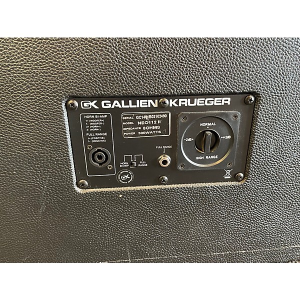 Used Gallien-Krueger Neo 112 II Bass Cabinet