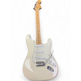 Used Fender Classic Series '70s Stratocaster Olympic White Solid Body Electric Guitar
