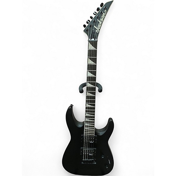 Used Jackson JS22 Dinky Satin Black Solid Body Electric Guitar