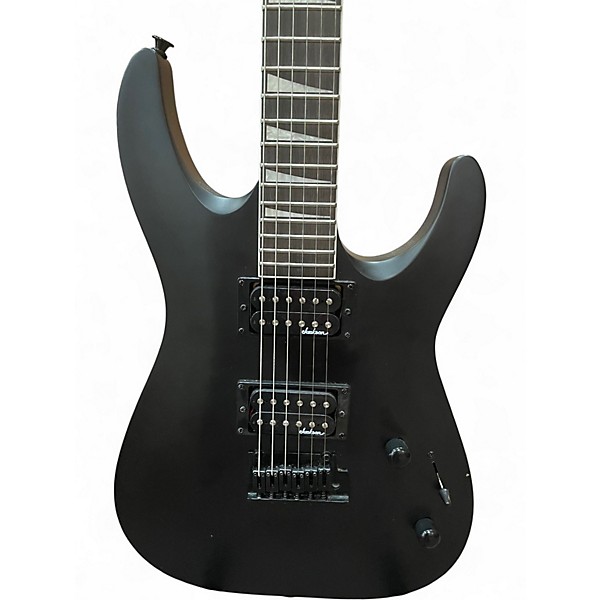 Used Jackson JS22 Dinky Satin Black Solid Body Electric Guitar