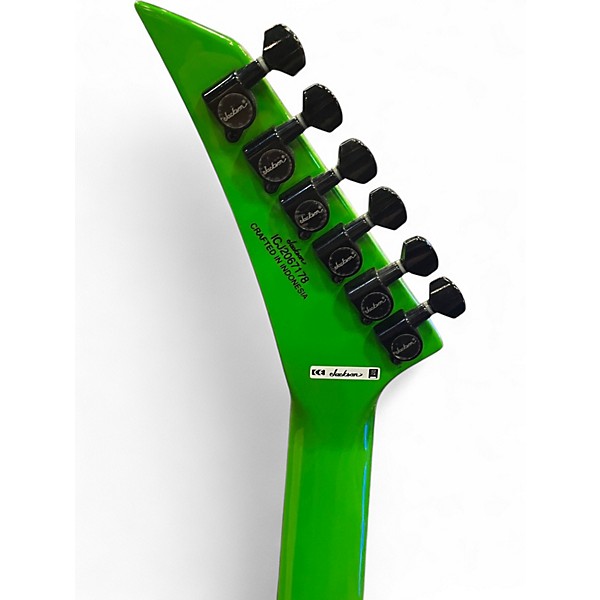 Used Jackson KVXMG KING V (LAUREL FRETBOARD) SLIME GREEN Solid Body Electric Guitar