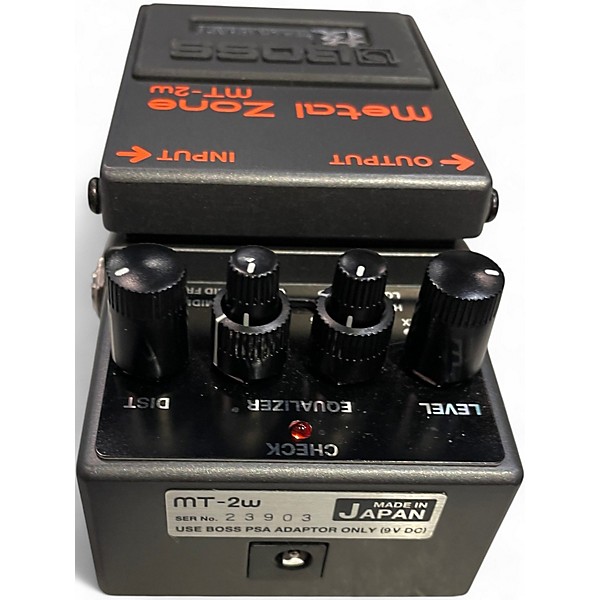 Used BOSS MT2W Metal Zone Waza Craft Effect Pedal