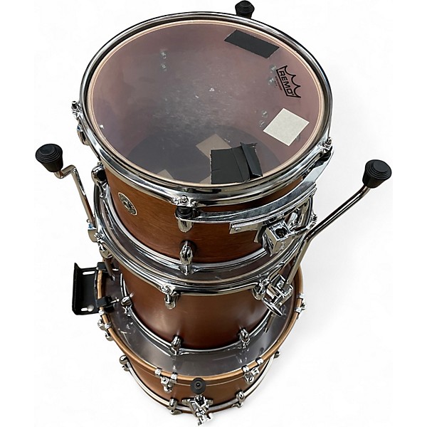 Used Gretsch Drums 3 Piece Catalina Club Series Satin Walnut Drum Kit